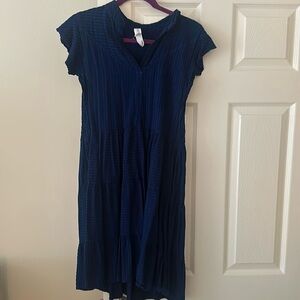 Navy Anthropologie mini dress, size small.